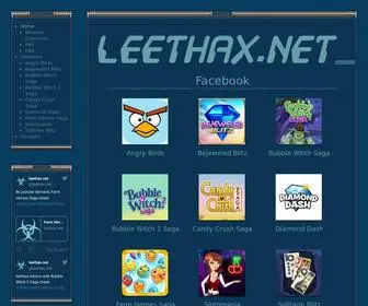 Leethax.net(Leethax) Screenshot
