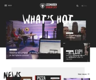 Leeuwardenstudentcity.nl(Alles van jouw studentenstad op 1 plek) Screenshot