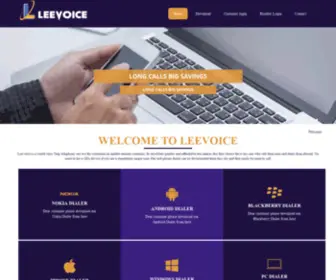 Leevoice.com(Quality Voip) Screenshot