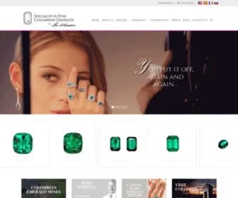 Leewasson.com(Colombian Emeralds) Screenshot