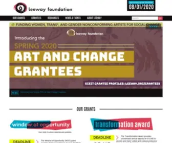 Leeway.org(Leeway Foundation) Screenshot