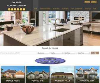 Leewolfe.com(Search Cheyenne WY Homes for Sale) Screenshot