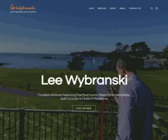 Leewybranski.com(Lee Wybranski Golf Artist) Screenshot