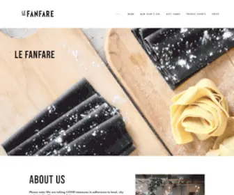 Lefanfare.com(Le Fanfare) Screenshot