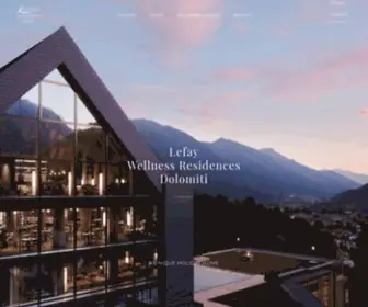 Lefayresidences.com(Lefay Wellness Residences) Screenshot