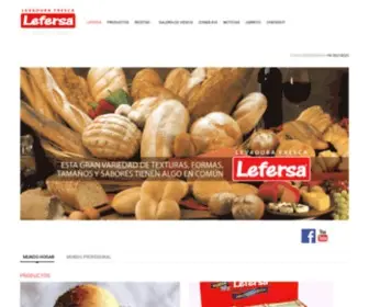 Lefersa.cl(Levadura Fresca) Screenshot