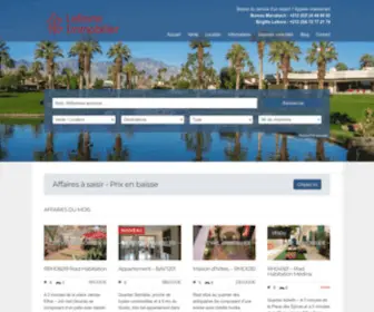 Lefevreimmo.com(Lefevre Immobilier à Marrakech) Screenshot