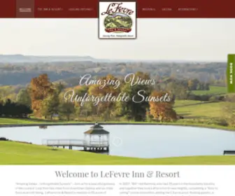 Lefevreinn.com(LeFevre Inn & Resort) Screenshot