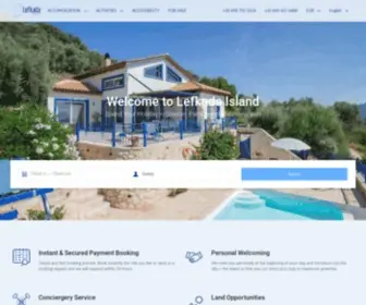 Lefkada-Travel.com(Villas for Rent in Lefkada Island) Screenshot