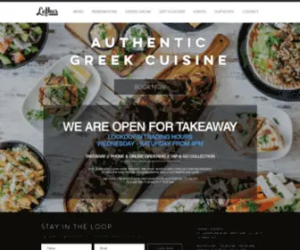 Lefkas.com.au(Lefkas Taverna) Screenshot