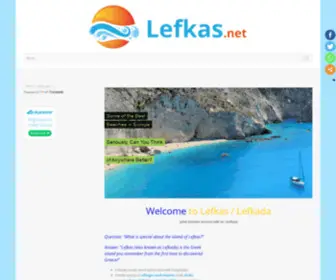 Lefkas.net(THE Guide to the island of Lefkas in Greece) Screenshot