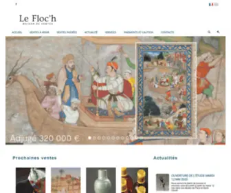 Lefloch-Drouot.fr(Retrouvez toute l'actualité de la maison de vente Le Floc'h) Screenshot