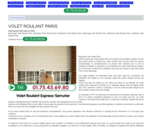 Leforumbm.fr(Volet Roulant Paris) Screenshot