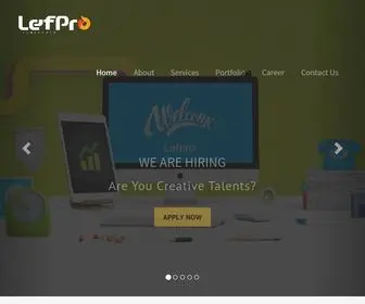 Lefpro.com(Lefpro Technologies) Screenshot