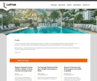 Lefrak.com(Preeminent Property Company) Screenshot