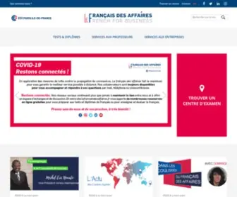 Lefrancaisdesaffaires.fr(Le français des affaires) Screenshot