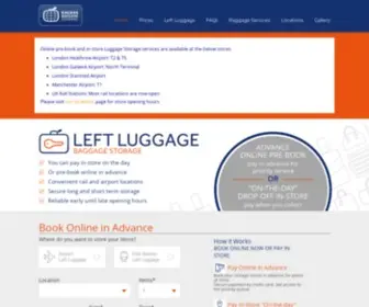 Left-Baggage.co.uk(Left Luggage Service & Facilities) Screenshot