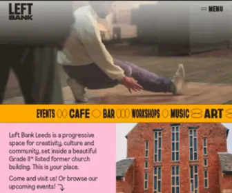 Leftbankleeds.org.uk(Left Bank Leeds) Screenshot