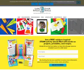 Leftbraincraftbrain.com(Left Brain Craft Brain) Screenshot