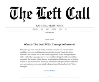 Leftcall.com(Rational Resistance) Screenshot