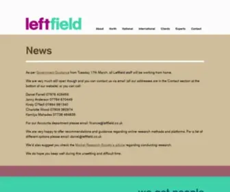 Leftfield.co.uk(Leftfield) Screenshot