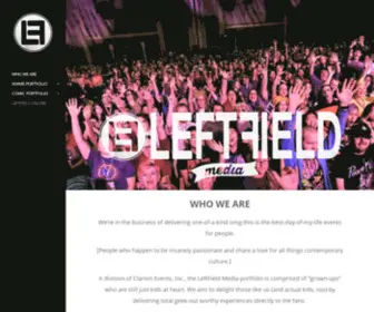 Leftfieldmedia.com(LeftField Media) Screenshot