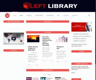 Leftlibrary.net(Explore Knowledge) Screenshot