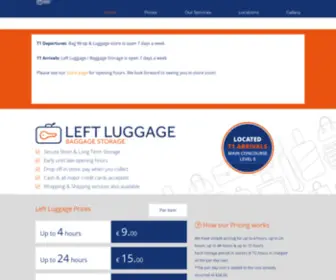 Leftluggage.ie(Left Baggage) Screenshot