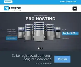 Leftor.com(Početna) Screenshot