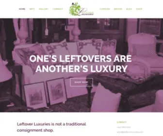 Leftoverluxuries.com(Leftover Luxuries) Screenshot