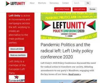 Leftunity.org(Left Unity) Screenshot