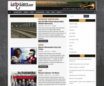 Leftyliars.com(Undoing Fake News and Lefty Lies) Screenshot