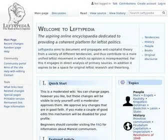 Leftypedia.org(Leftypedia) Screenshot