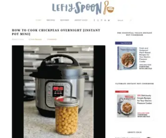 Leftyspoon.com(Lefty Spoon) Screenshot