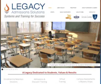 Legacyadmissions.com(Legacy Admissions Solutions) Screenshot