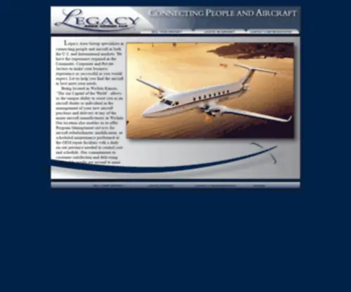 Legacyaerogroup.com(Legacy Aero Group) Screenshot