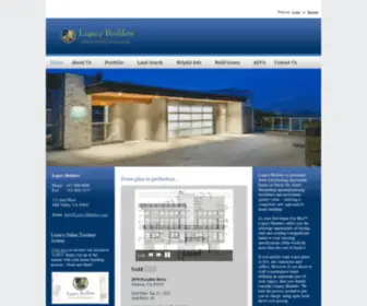 Legacybuilders.com(Marin new home builder and construction) Screenshot