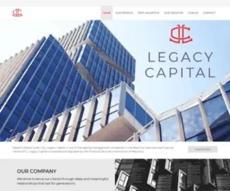 Legacycapital.mu(We Take Care of You & Your Legacy) Screenshot