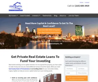 Legacycapitalpa.com(Legacy Capital) Screenshot