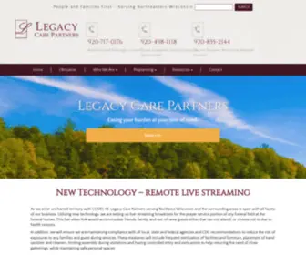 Legacycarepartners.com(Legacy Care Partners in Manitowoc) Screenshot