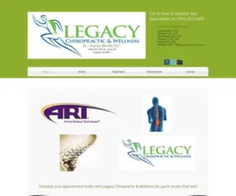 Legacychiropracticwellness.com(Legacy Chiropractic and Wellness) Screenshot