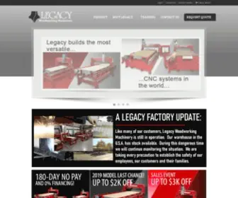 Legacycncwoodworking.com(Legacy CNC Woodworking) Screenshot