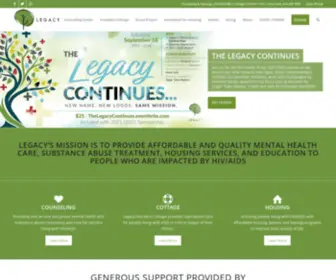 Legacycounseling.com(Legacy Cares) Screenshot