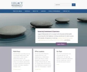 LegacycPas.com(Legacy professionals) Screenshot