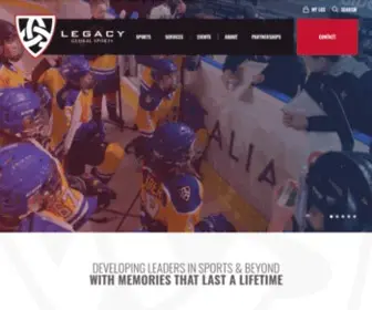 Legacyglobalsports.com(LEGACY Global Sports) Screenshot