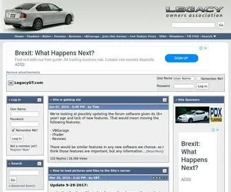 Legacygt.com(Subaru) Screenshot