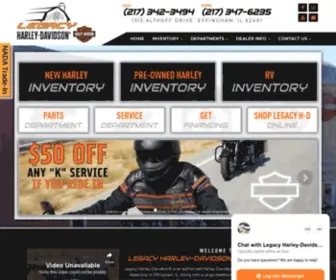 LegacyHD.com(Legacy Harley) Screenshot