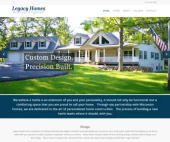 Legacyhomeswi.com(Legacy Homes) Screenshot