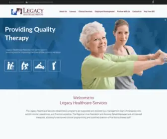 Legacyinc.com(Legacy Healthcare Services) Screenshot