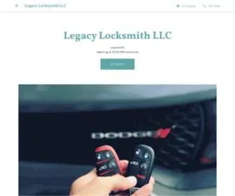 Legacylocksmithservice.com(Legacy Locksmith LLC) Screenshot